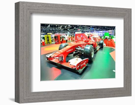 Nonthaburi - December 1: Ferrari Formula 1 Car Display at Thailand International Motor Expo on Dece-Thampapon1-Framed Photographic Print