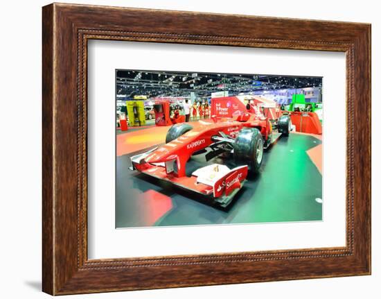 Nonthaburi - December 1: Ferrari Formula 1 Car Display at Thailand International Motor Expo on Dece-Thampapon1-Framed Photographic Print