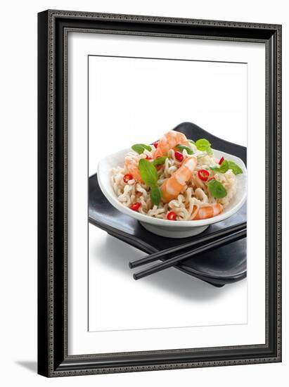 Noodle Dish with Prawns-Fabio Petroni-Framed Photographic Print