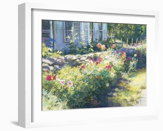 Noon Along the Wall-Christine Debrosky-Framed Giclee Print