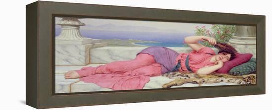 Noon Day Rest, 1910-John William Godward-Framed Premier Image Canvas