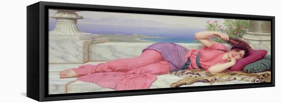 Noon Day Rest, 1910-John William Godward-Framed Premier Image Canvas