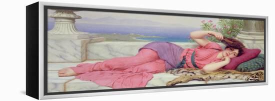 Noon Day Rest, 1910-John William Godward-Framed Premier Image Canvas