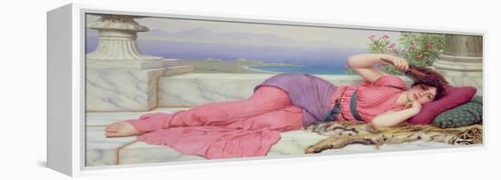 Noon Day Rest, 1910-John William Godward-Framed Premier Image Canvas