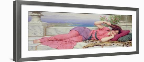 Noon Day Rest, 1910-John William Godward-Framed Giclee Print