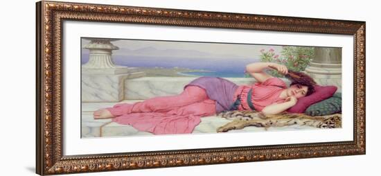 Noon Day Rest, 1910-John William Godward-Framed Giclee Print