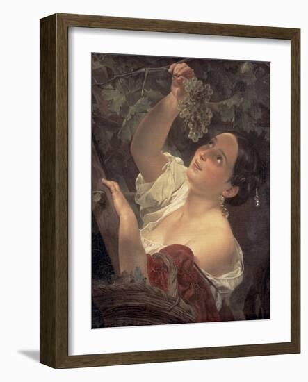 Noon in Italy-Karl Pavlovich Briullov-Framed Giclee Print