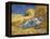 Noon, or the Siesta, after Millet-Vincent van Gogh-Framed Stretched Canvas