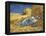 Noon, or the Siesta, after Millet-Vincent van Gogh-Framed Stretched Canvas