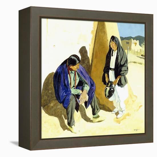 Noon Shadows-Walter Ufer-Framed Premier Image Canvas