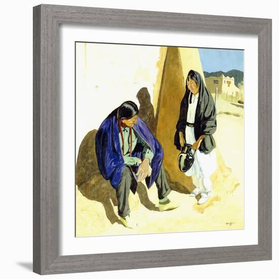 Noon Shadows-Walter Ufer-Framed Giclee Print