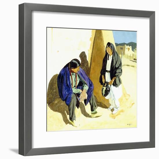 Noon Shadows-Walter Ufer-Framed Giclee Print