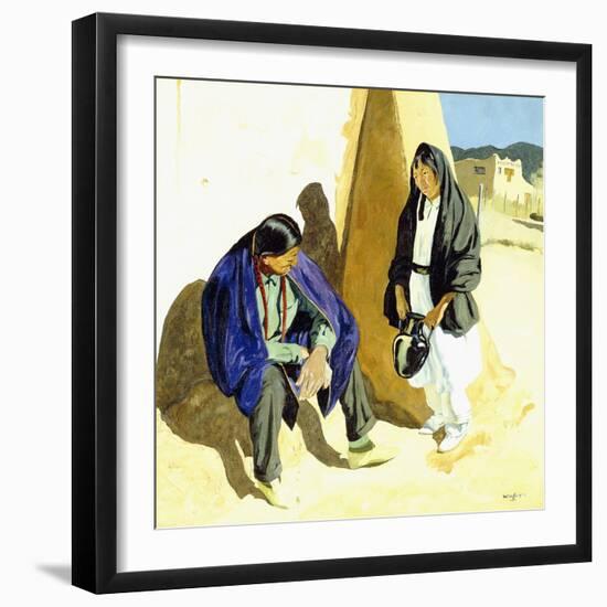 Noon Shadows-Walter Ufer-Framed Giclee Print