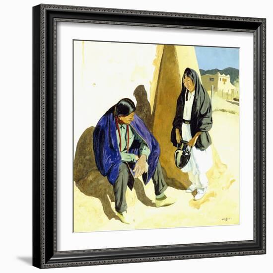 Noon Shadows-Walter Ufer-Framed Giclee Print