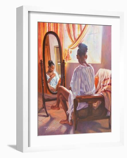 Noon Siesta  2011  (oil on linen)-Colin Bootman-Framed Giclee Print