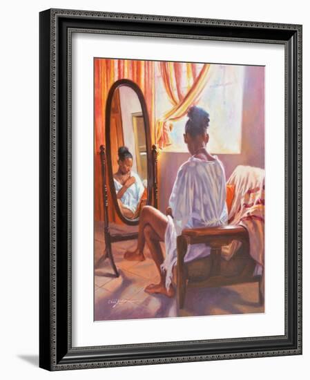 Noon Siesta  2011  (oil on linen)-Colin Bootman-Framed Giclee Print