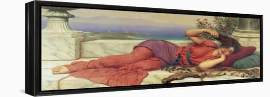 Noonday Rest-John William Godward-Framed Premier Image Canvas