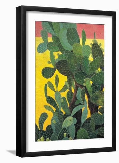 Nopal Cactus in Teotihuacan, 2001-Pedro Diego Alvarado-Framed Giclee Print