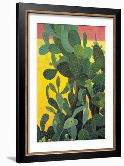 Nopal Cactus in Teotihuacan, 2001-Pedro Diego Alvarado-Framed Giclee Print