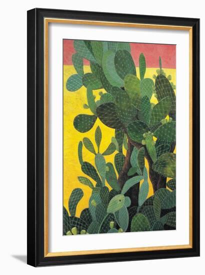 Nopal Cactus in Teotihuacan, 2001-Pedro Diego Alvarado-Framed Giclee Print