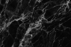 Black Marble Texture, Detailed Structure of Marble for Design.-noppadon sangpeam-Photographic Print