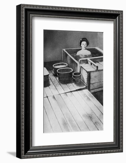 ''Nor could a grande dame in an opera box have exhibited more aplomb', c1900, (1921)-Julian Leonard Street-Framed Photographic Print