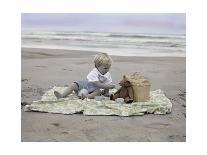 'Girl on a Running Horse on the Beach' Photographic Print - Nora
