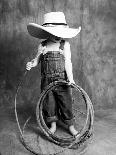 Boy with a Cowboy Hat and Lasso-Nora Hernandez-Giclee Print