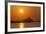 Nora Sunrise over Harbour, Near Pula, Cagliari Province, Sardinia, Italy, Mediterranean, Europe-John Miller-Framed Photographic Print