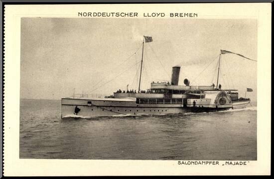 Norddeutscher Lloyd Bremen Dampfer Najade Giclee Print Art Com