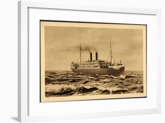 Norddeutscher Lloyd Bremen, Postdampfer Bremen-null-Framed Giclee Print