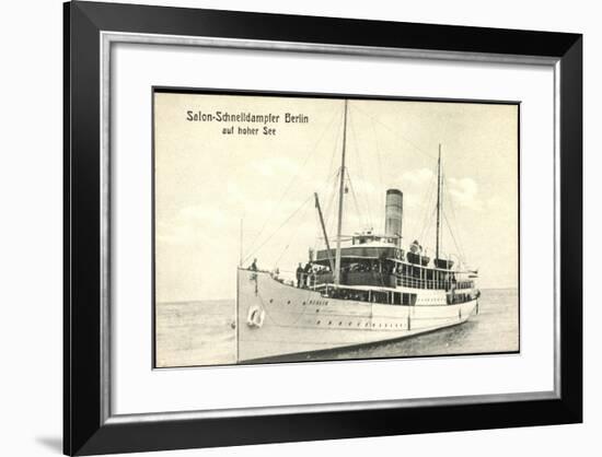 Norddeutscher Lloyd Bremen, Schnelldampfer Berlin-null-Framed Giclee Print