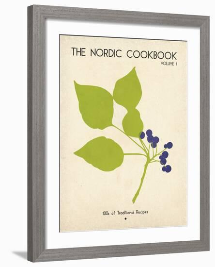 Nordic Cookbook I-The Vintage Collection-Framed Giclee Print