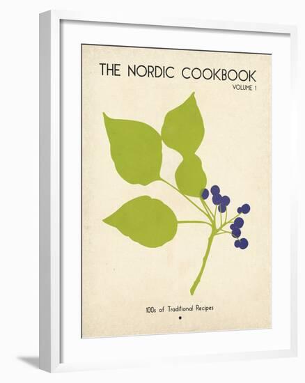 Nordic Cookbook I-The Vintage Collection-Framed Giclee Print