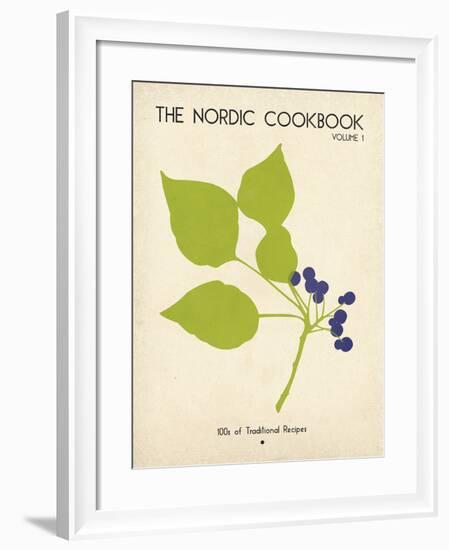 Nordic Cookbook I-The Vintage Collection-Framed Giclee Print