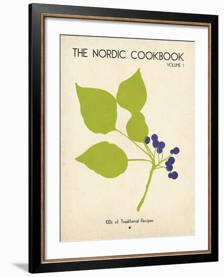 Nordic Cookbook I-The Vintage Collection-Framed Giclee Print