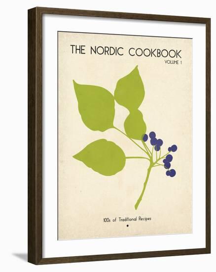 Nordic Cookbook I-The Vintage Collection-Framed Giclee Print