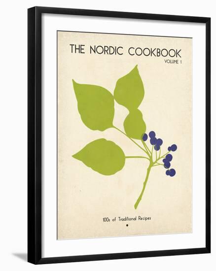 Nordic Cookbook I-The Vintage Collection-Framed Giclee Print