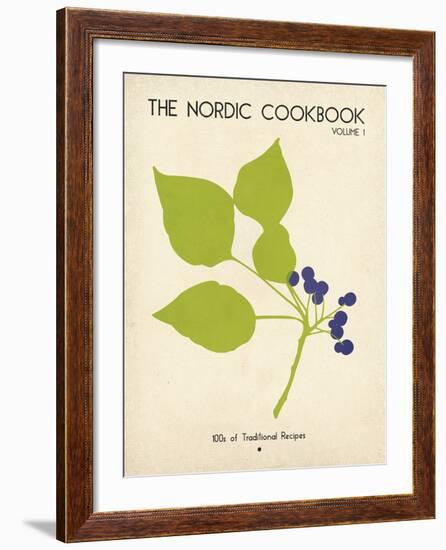 Nordic Cookbook I-The Vintage Collection-Framed Giclee Print