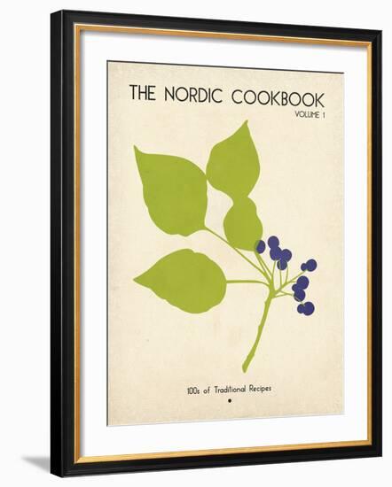 Nordic Cookbook I-The Vintage Collection-Framed Giclee Print