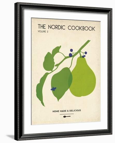 Nordic Cookbook II-The Vintage Collection-Framed Giclee Print