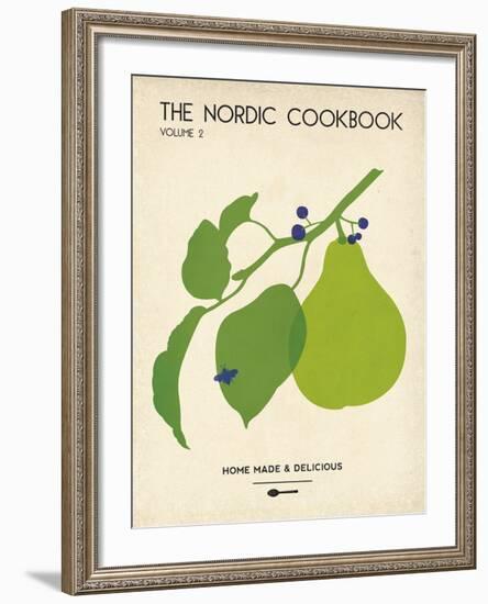 Nordic Cookbook II-The Vintage Collection-Framed Giclee Print