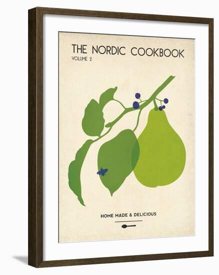 Nordic Cookbook II-The Vintage Collection-Framed Giclee Print