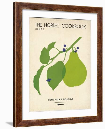 Nordic Cookbook II-The Vintage Collection-Framed Giclee Print