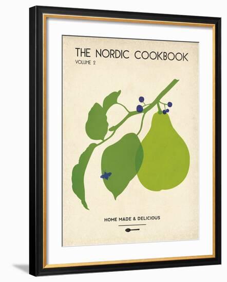 Nordic Cookbook II-The Vintage Collection-Framed Giclee Print