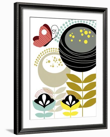 Nordic Flowers I-Laure Girardin-Vissian-Framed Giclee Print