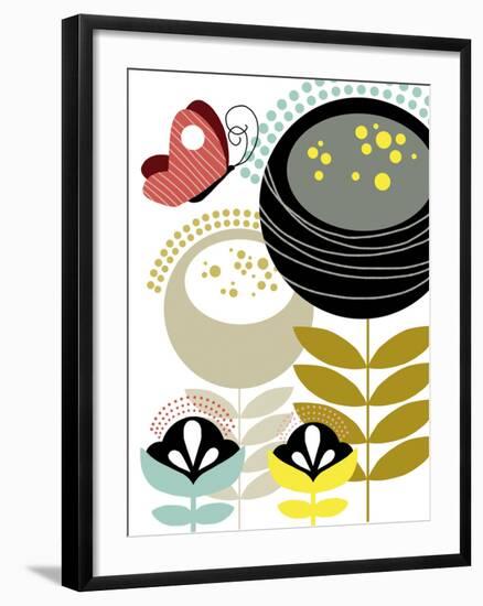 Nordic Flowers I-Laure Girardin-Vissian-Framed Giclee Print