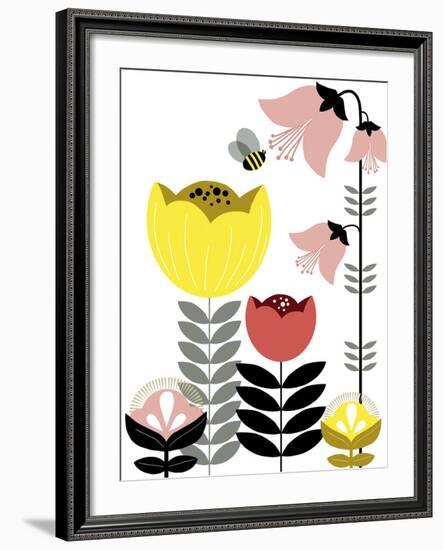 Nordic Flowers II-Laure Girardin-Vissian-Framed Giclee Print