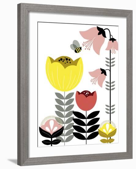 Nordic Flowers II-Laure Girardin-Vissian-Framed Giclee Print