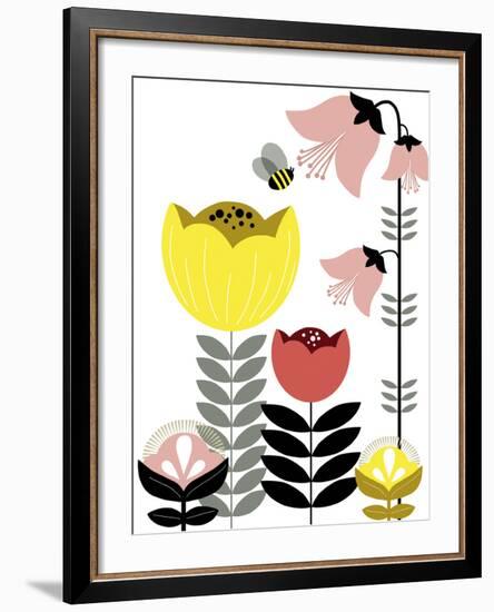 Nordic Flowers II-Laure Girardin-Vissian-Framed Giclee Print